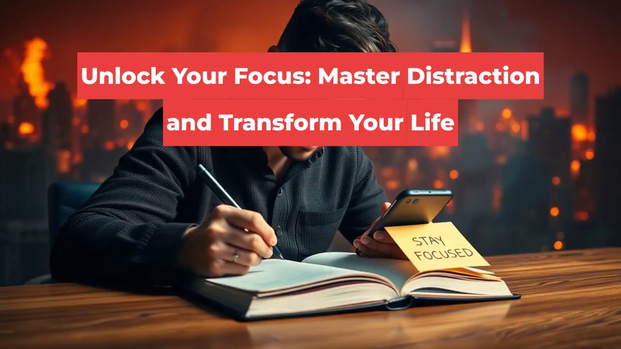 Unlock Your Focus: Master Distraction and Transform Your Life