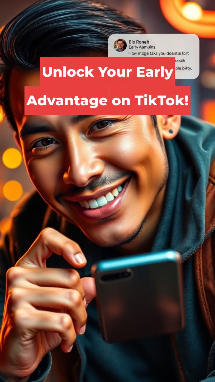 Unlock Your Early Advantage on TikTok!