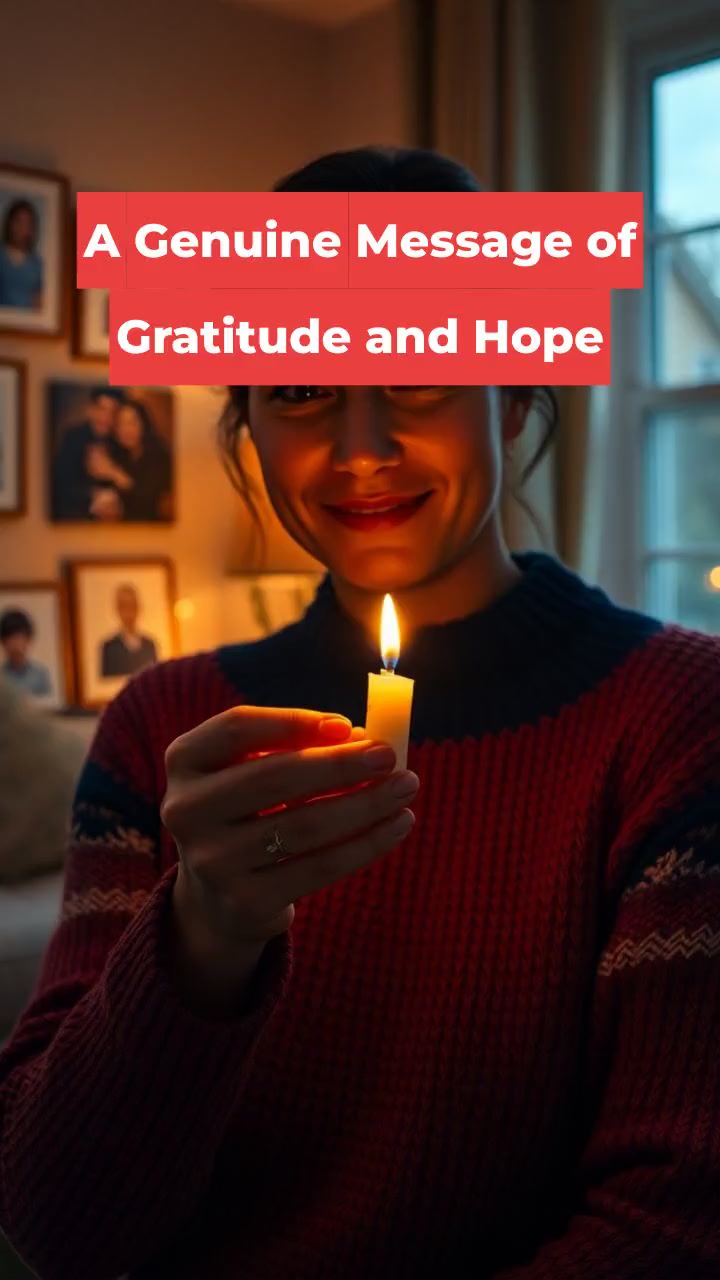 A Genuine Message of Gratitude and Hope