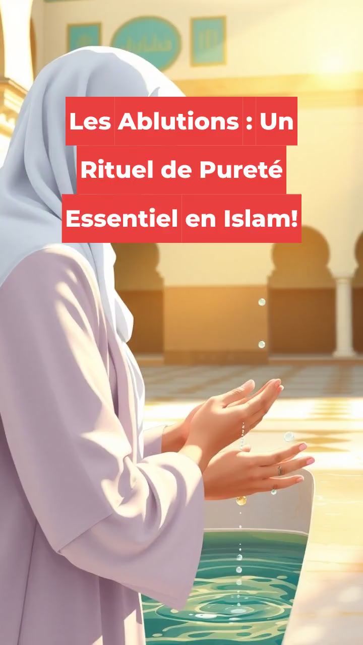 Les Ablutions : Un Rituel de Pureté Essentiel en Islam!