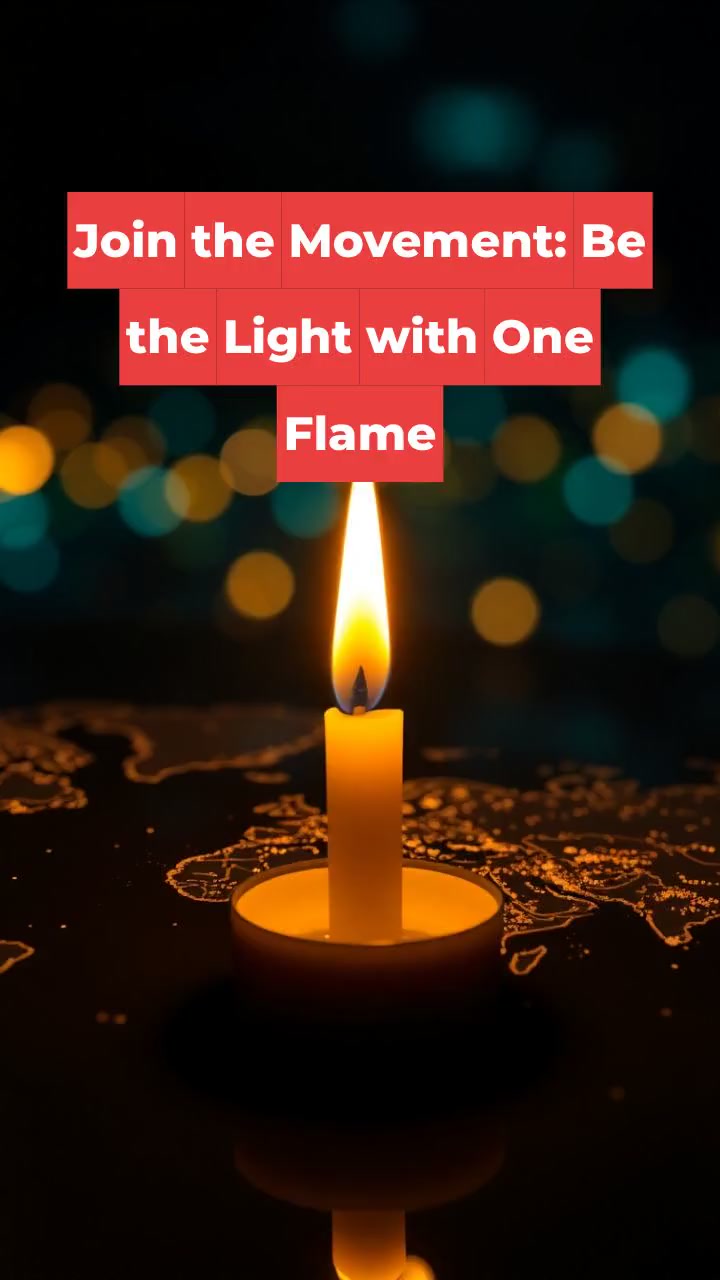 Join the Movement: Be the Light with One Flame