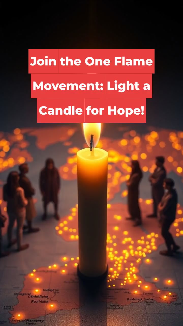 Join the One Flame Movement: Light a Candle for Hope!