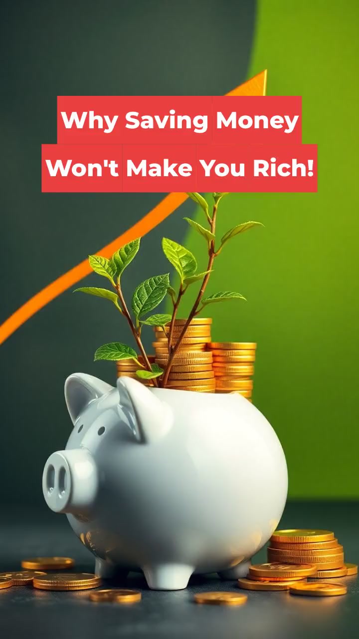 Why Saving Money Won't Make You Rich!