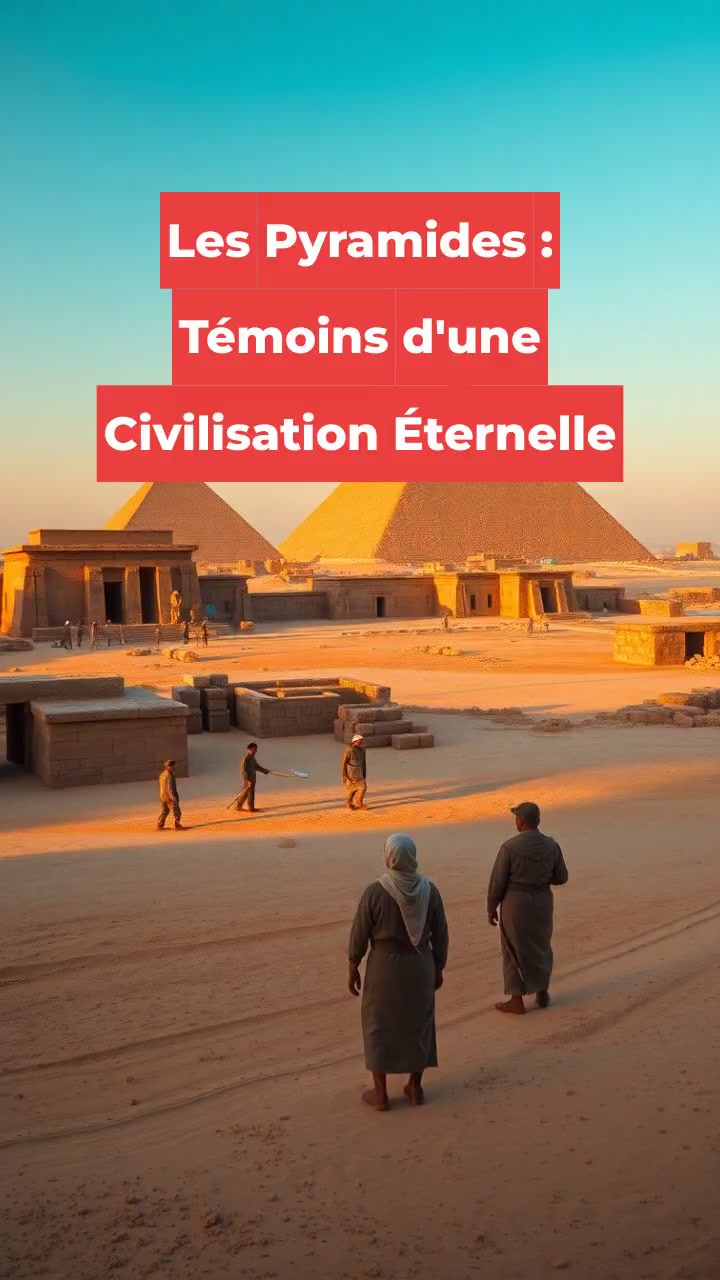Les Pyramides : Témoins d'une Civilisation Éternelle