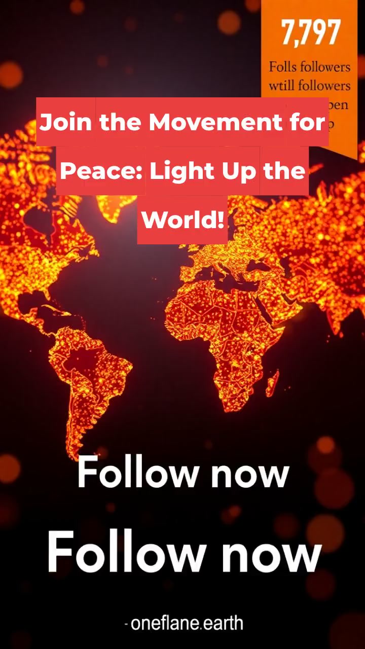Join the Movement for Peace: Light Up the World!