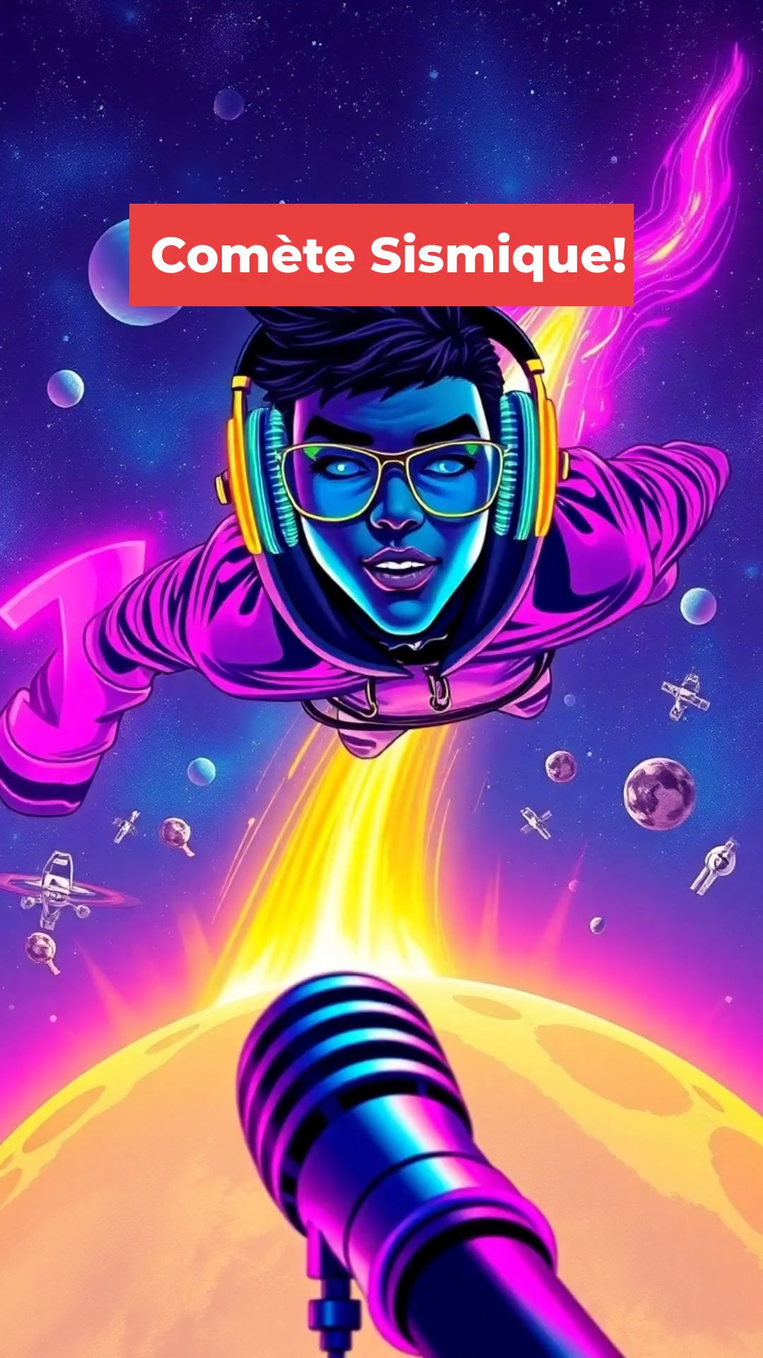 Résonne dans la Galaxie : Jixie, la Comète Sismique!