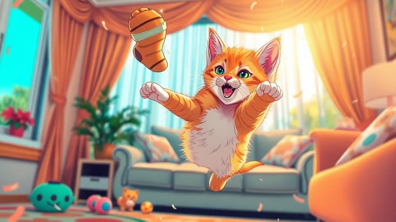 Le chat coquin en folie!