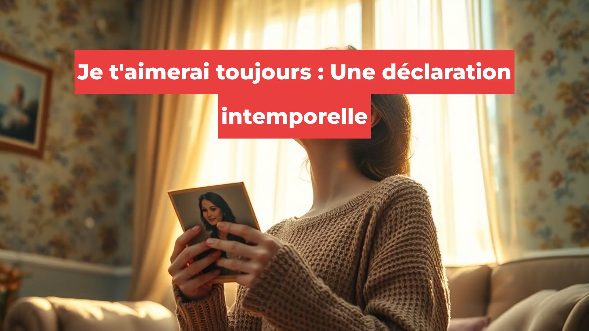 Je t'aimerai toujours : Une déclaration intemporelle