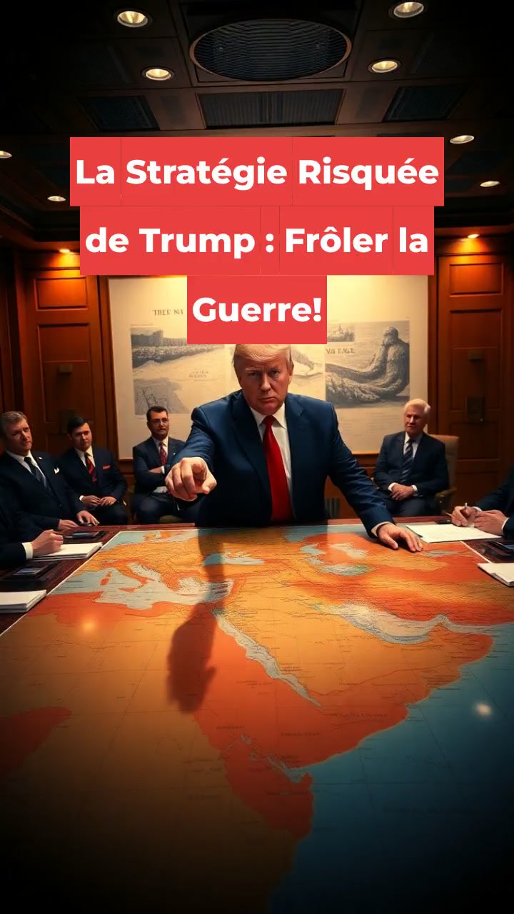 La Stratégie Risquée de Trump : Frôler la Guerre!