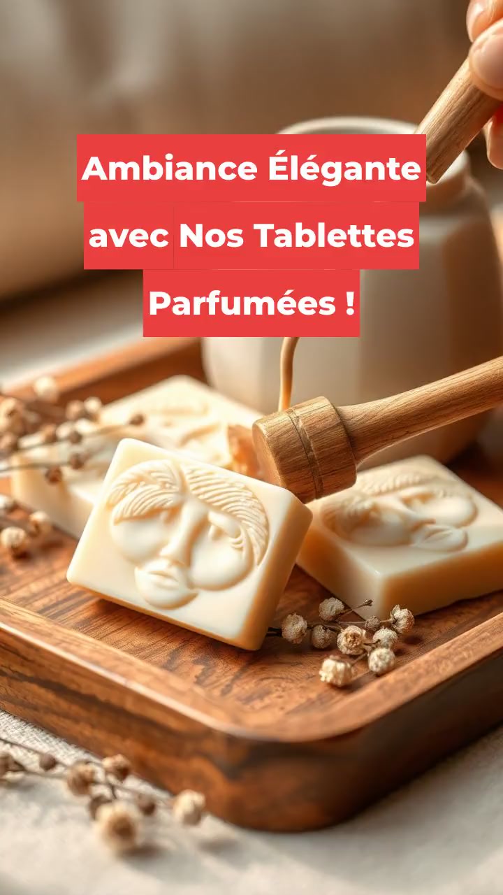 Ambiance Élégante avec Nos Tablettes Parfumées !