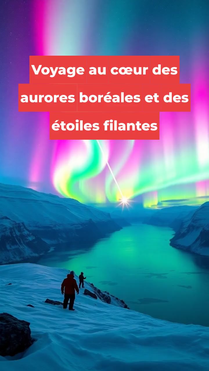 Voyage au cœur des aurores boréales et des étoiles filantes