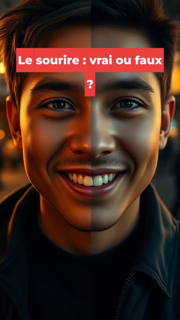 Le sourire : vrai ou faux ?