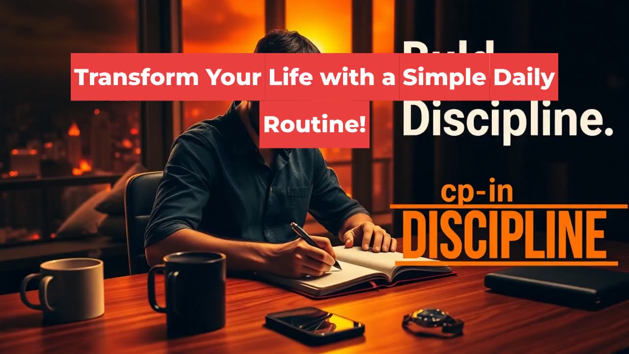 Transform Your Life with a Simple Daily Routine!