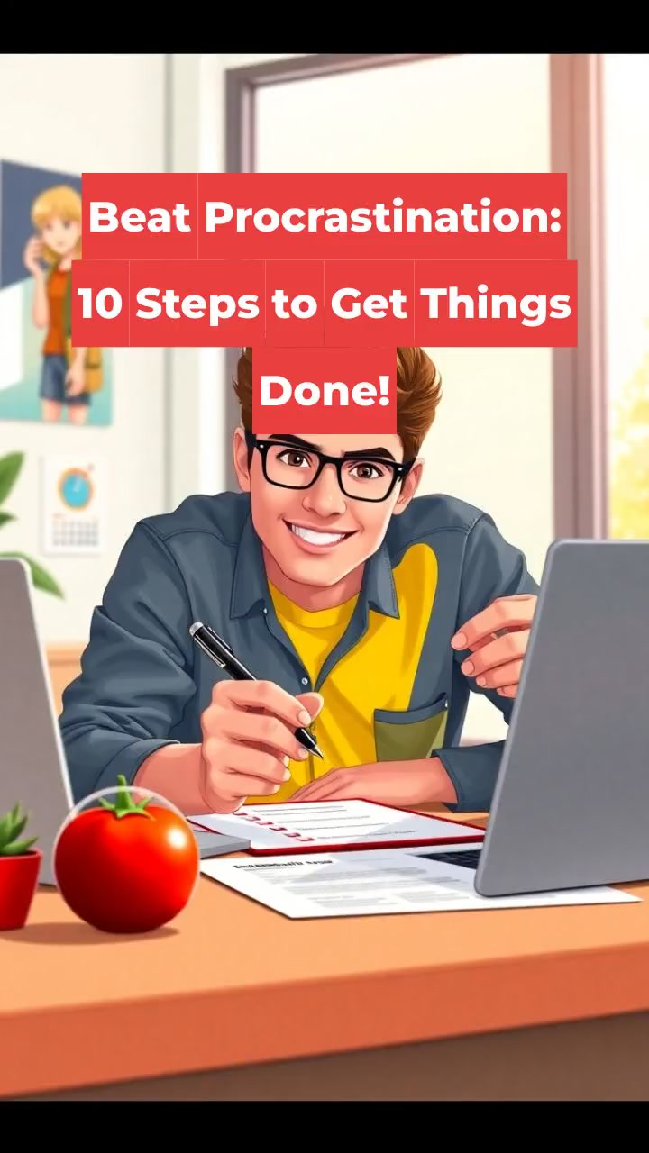 Beat Procrastination: 10 Steps to Get Things Done!