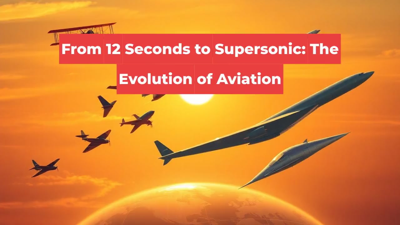 From 12 Seconds to Supersonic: The Evolution of Aviation