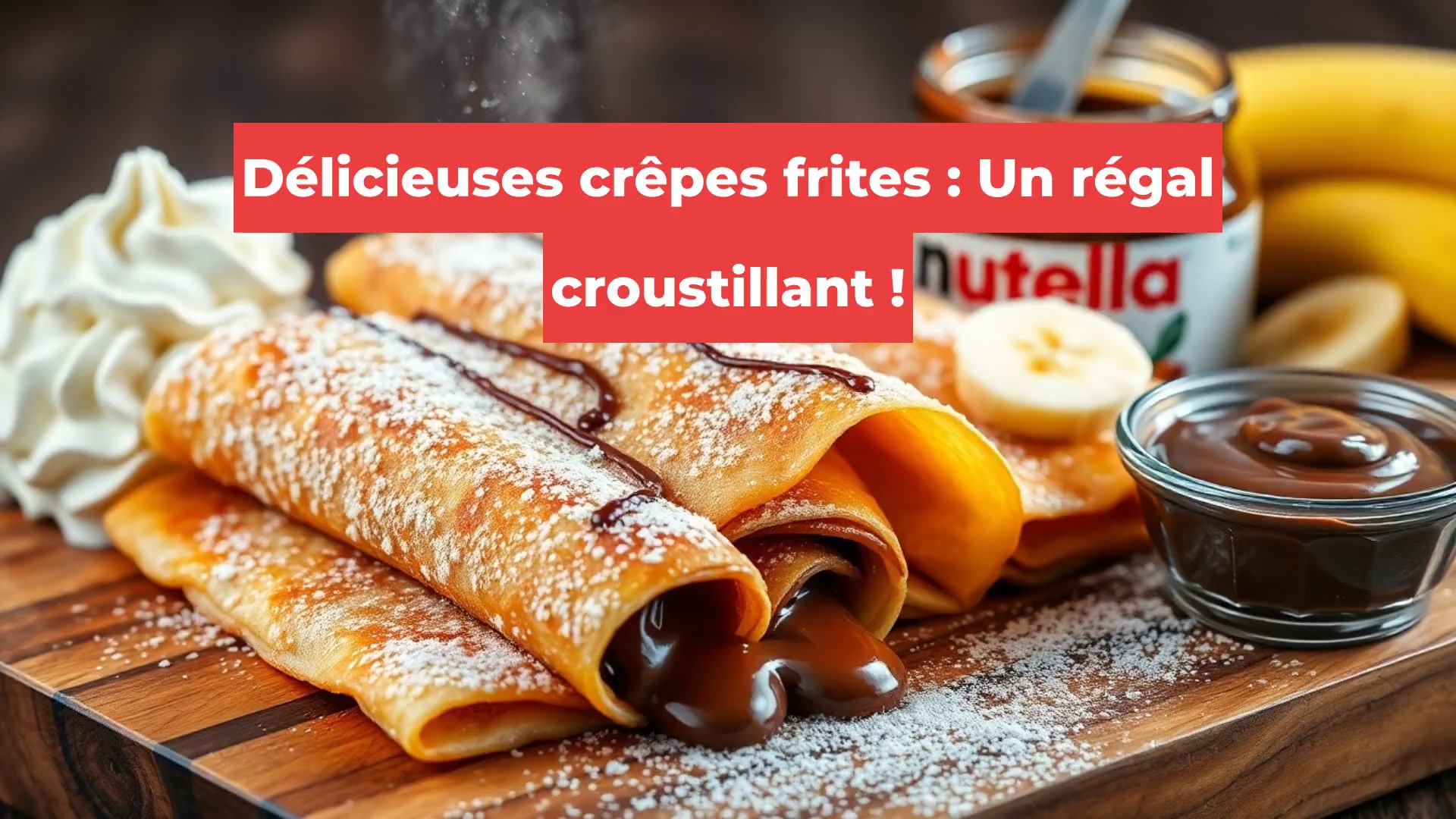 Délicieuses crêpes frites : Un régal croustillant !