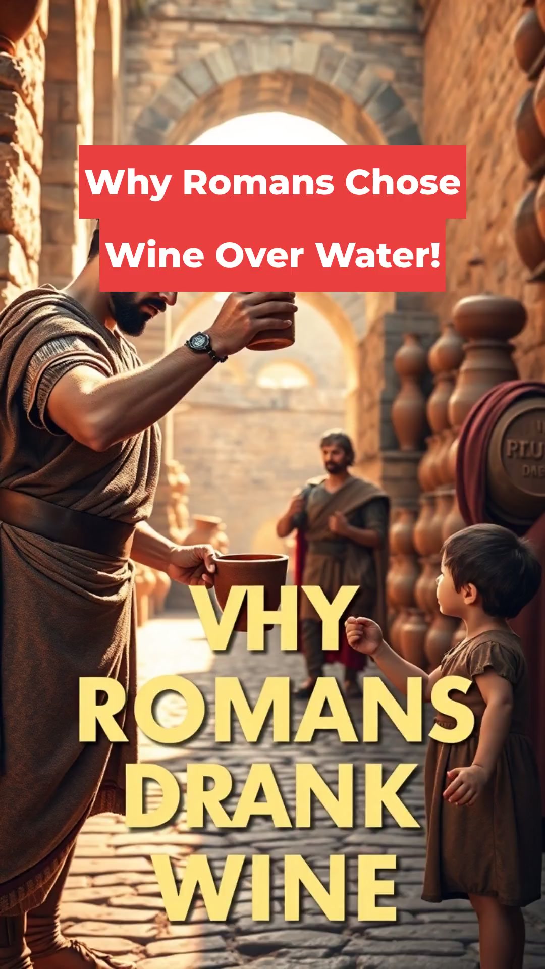 Why Romans Chose Wine Over Water!