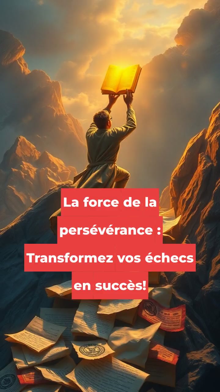 La force de la persévérance : Transformez vos échecs en succès!