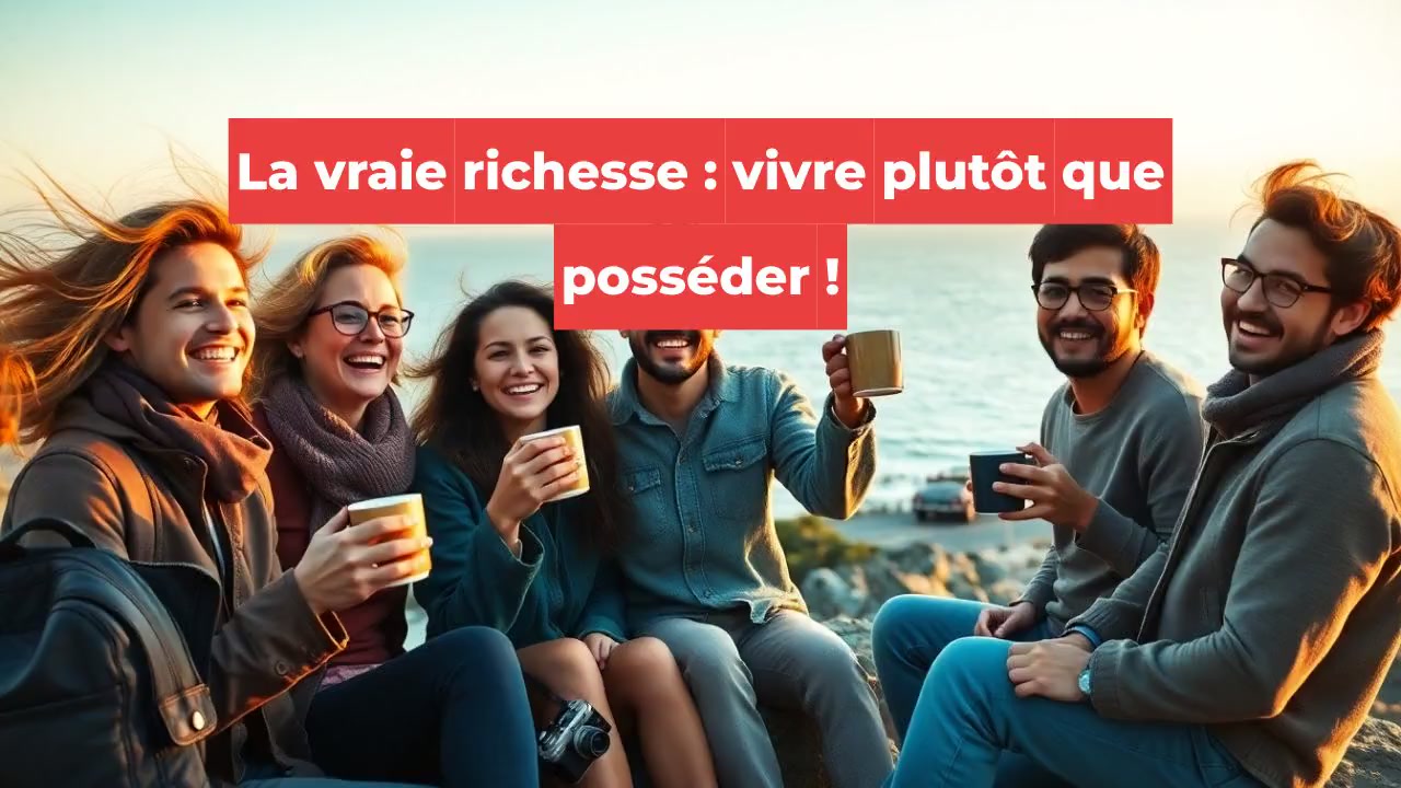 La vraie richesse : vivre plutôt que posséder !