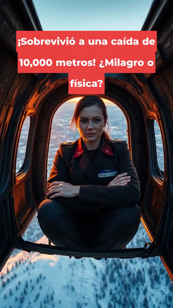 ¡Sobrevivió a una caída de 10,000 metros! ¿Milagro o física?