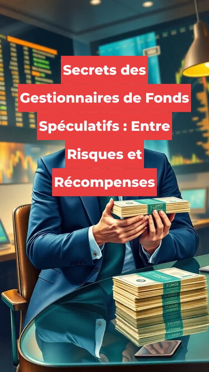 Secrets des Gestionnaires de Fonds Spéculatifs : Entre Risques et Récompenses