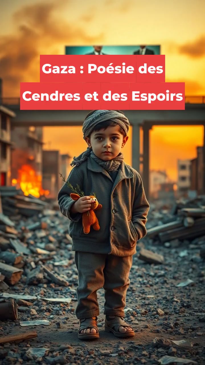Gaza : Poésie des Cendres et des Espoirs