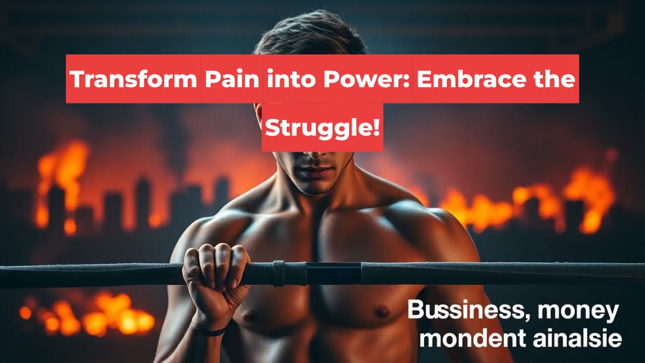 Transform Pain into Power: Embrace the Struggle!