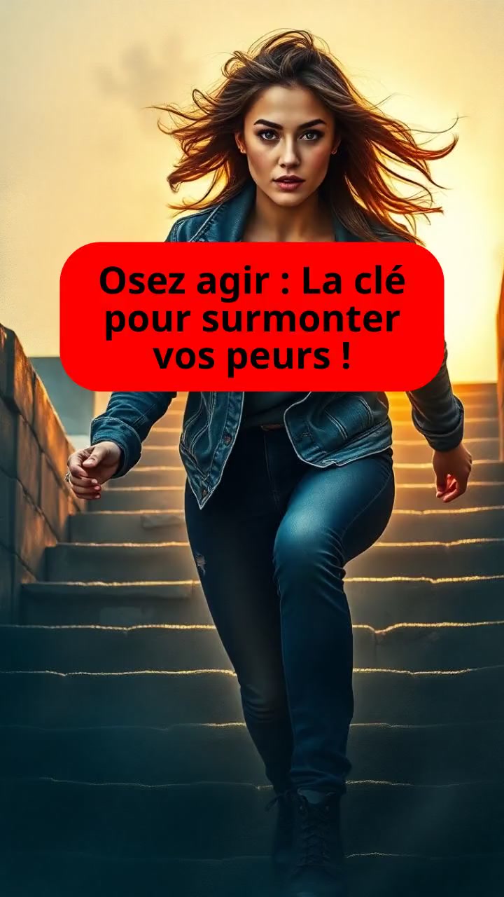 Osez agir : La clé pour surmonter vos peurs !