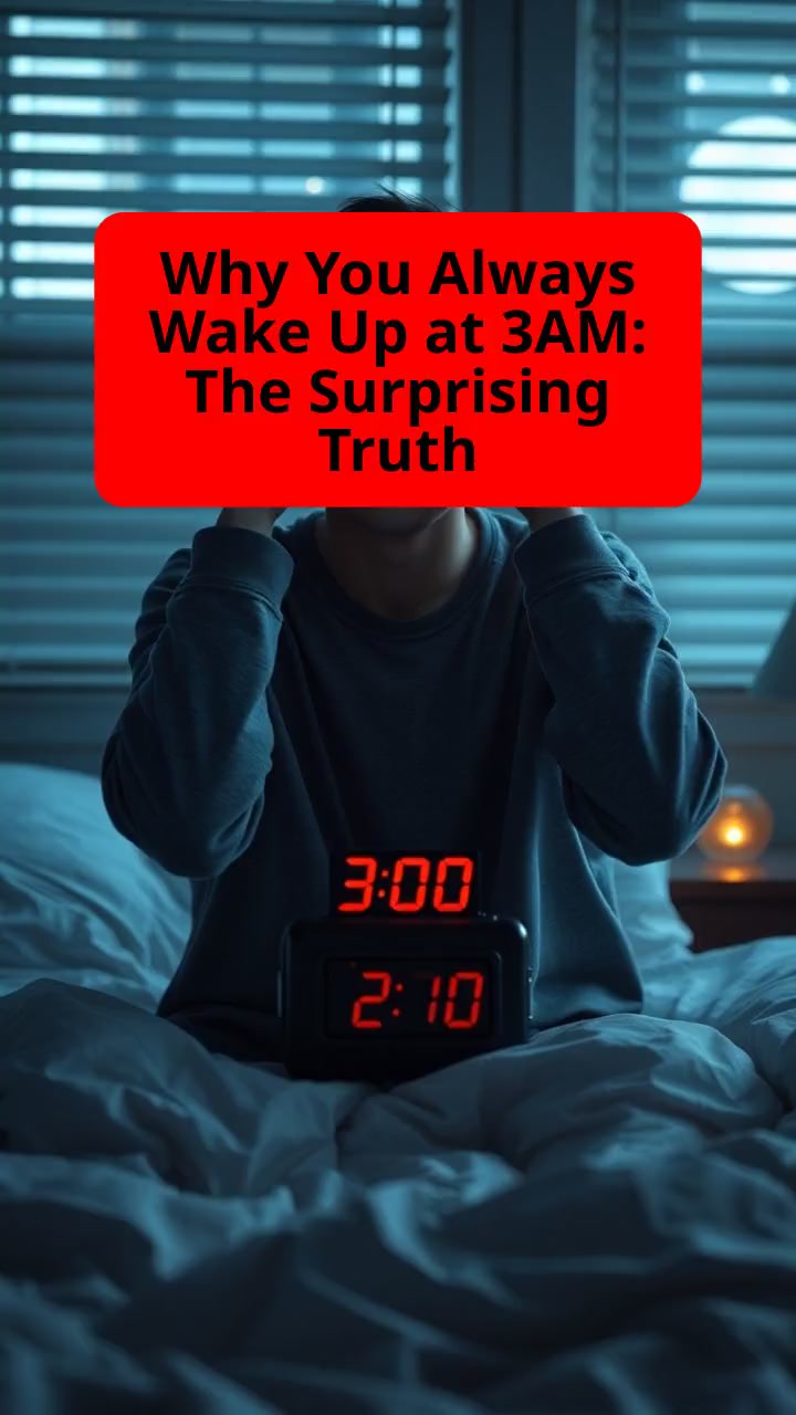 Why You Always Wake Up at 3AM: The Surprising Truth - Vexub