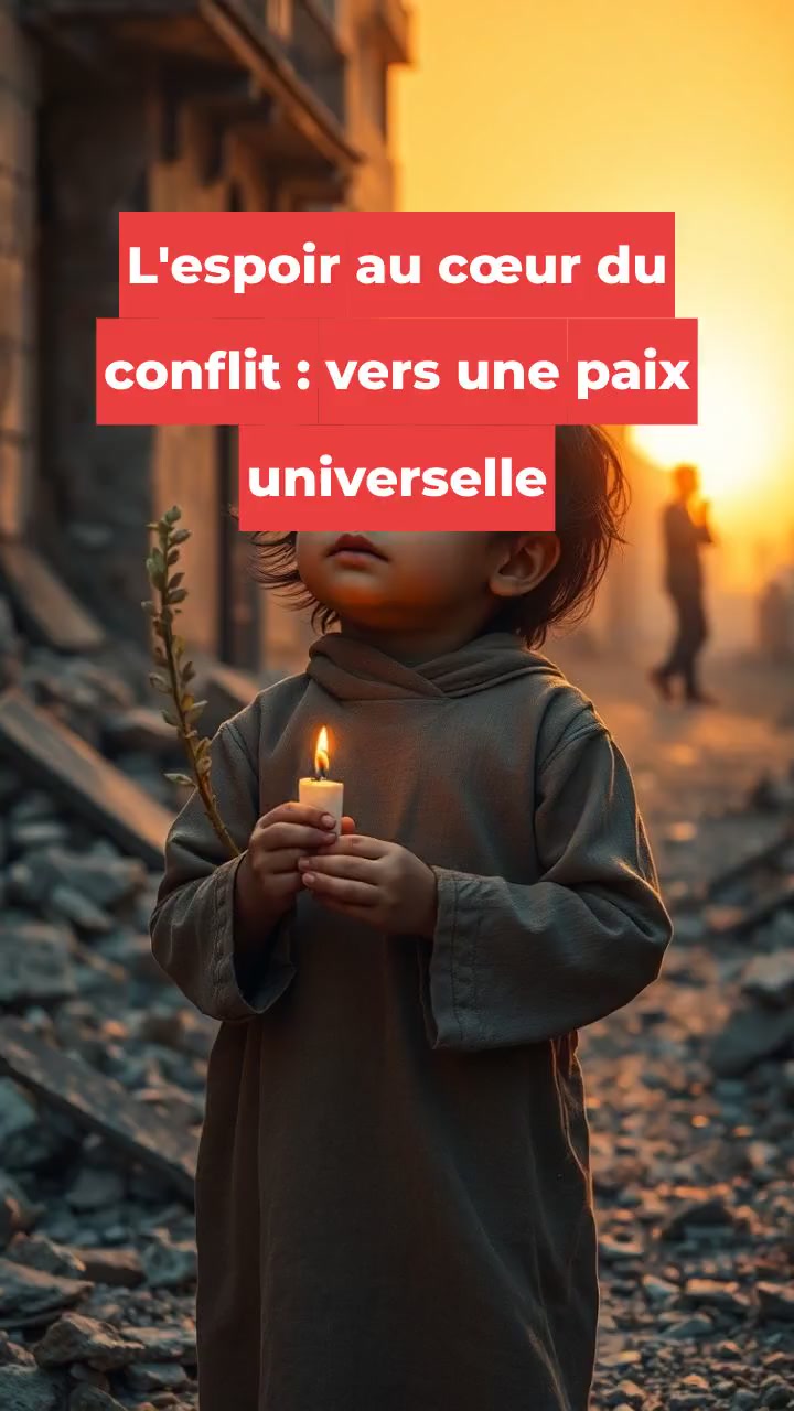 L'espoir au cœur du conflit : vers une paix universelle
