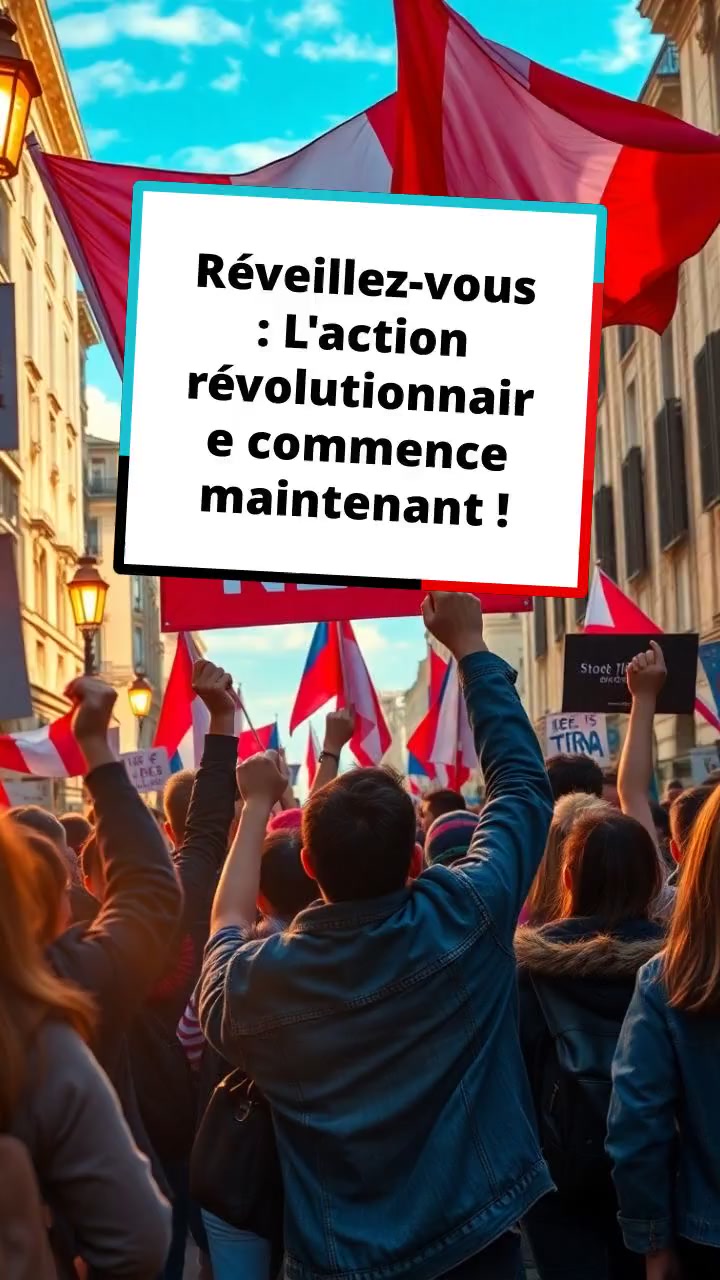 Réveillez-vous : L'action révolutionnaire commence maintenant !