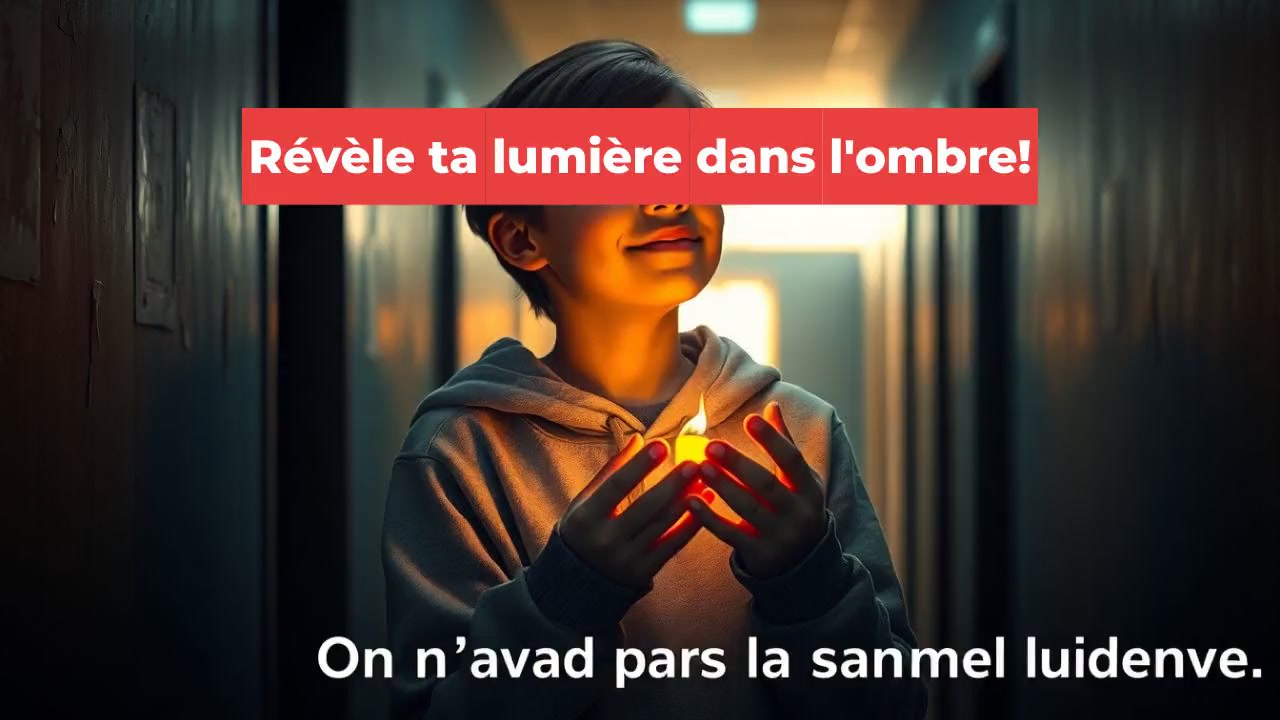 Révèle ta lumière dans l'ombre!