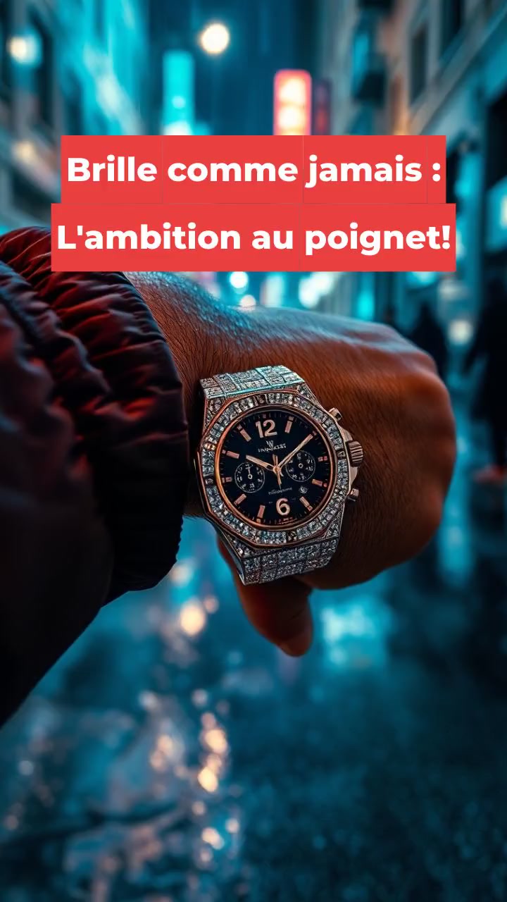Brille comme jamais : L'ambition au poignet!