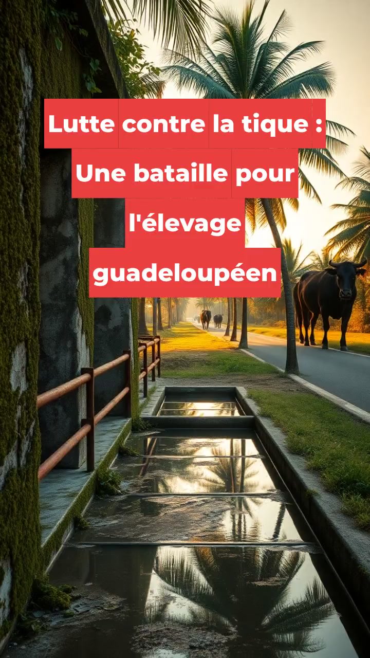 Lutte contre la tique : Une bataille pour l'élevage guadeloupéen