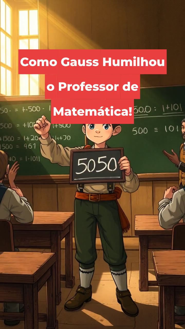 Como Gauss Humilhou o Professor de Matemática!