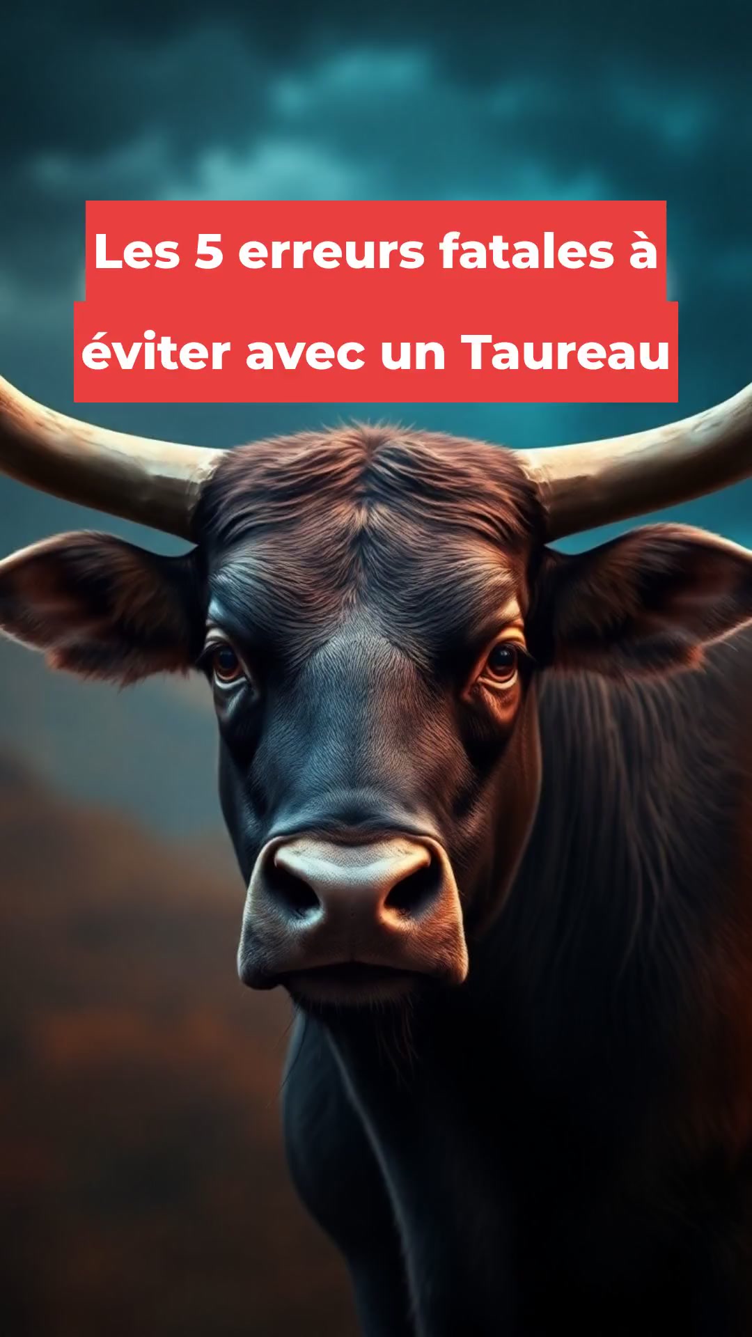 Les 5 erreurs fatales à éviter avec un Taureau