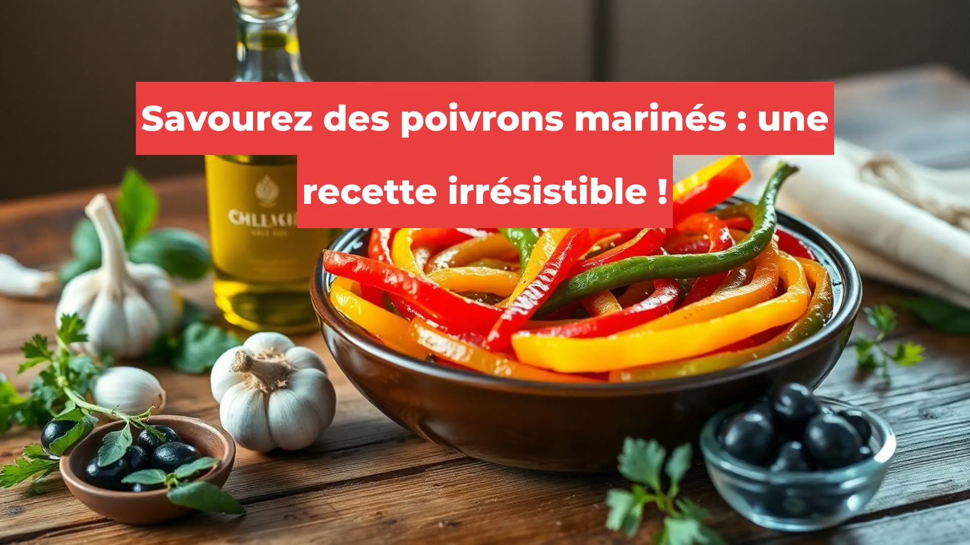 Savourez des poivrons marinés : une recette irrésistible !