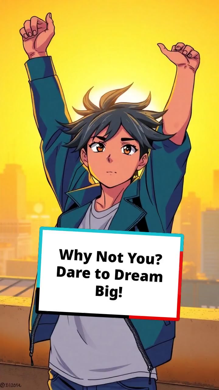 Why Not You? Dare to Dream Big!