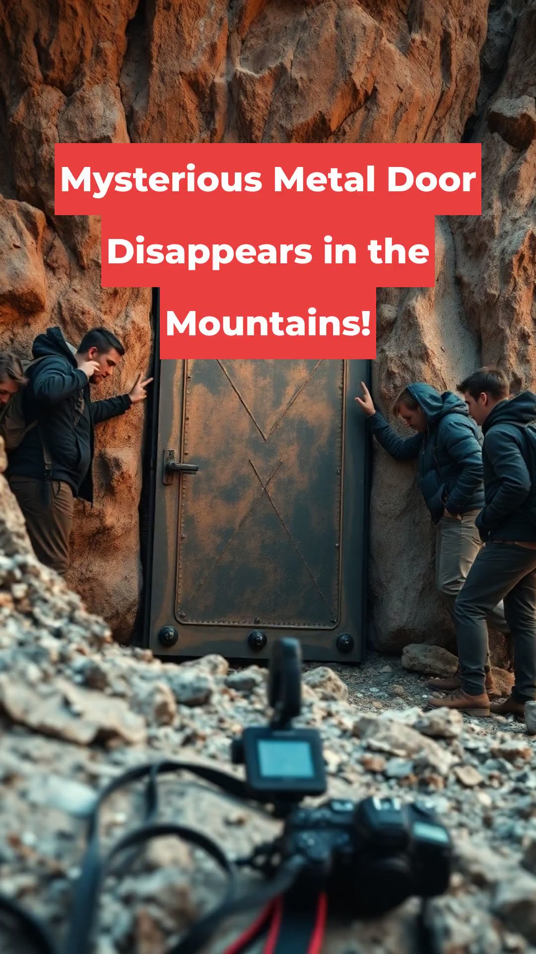 Mysterious Metal Door Disappears in the Mountains!