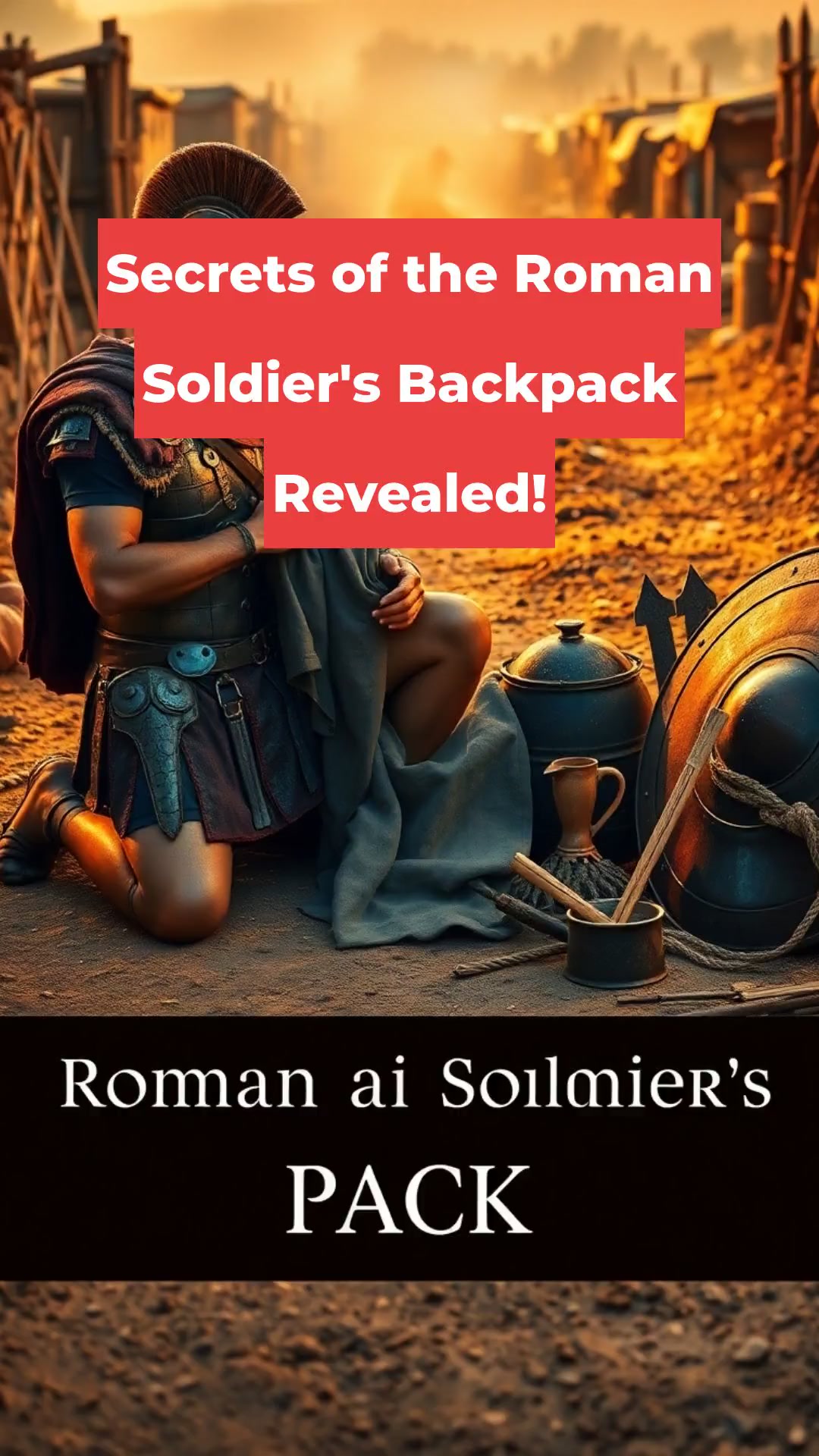 Secrets of the Roman Soldier's Backpack Revealed!