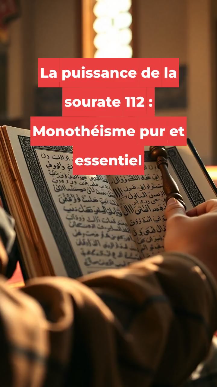 La puissance de la sourate 112 : Monothéisme pur et essentiel