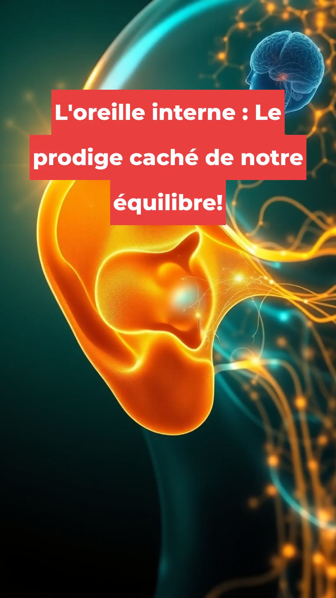 L'oreille interne : Le prodige caché de notre équilibre!