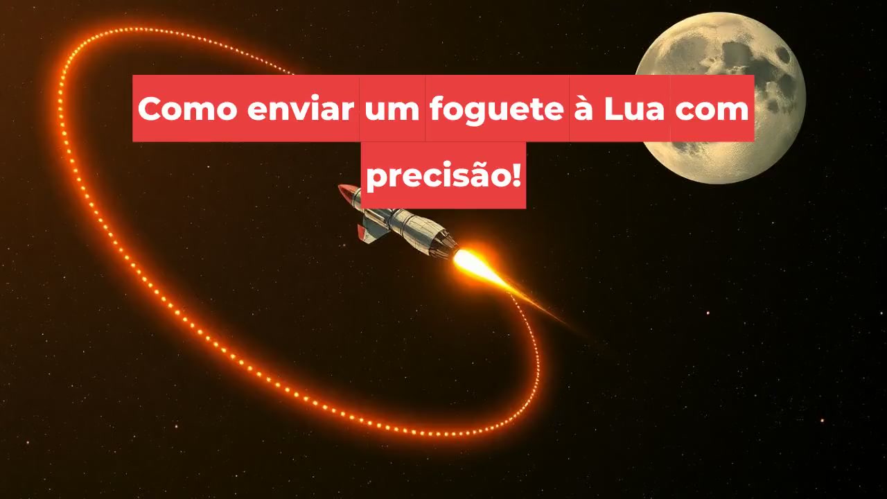 Como enviar um foguete à Lua com precisão!