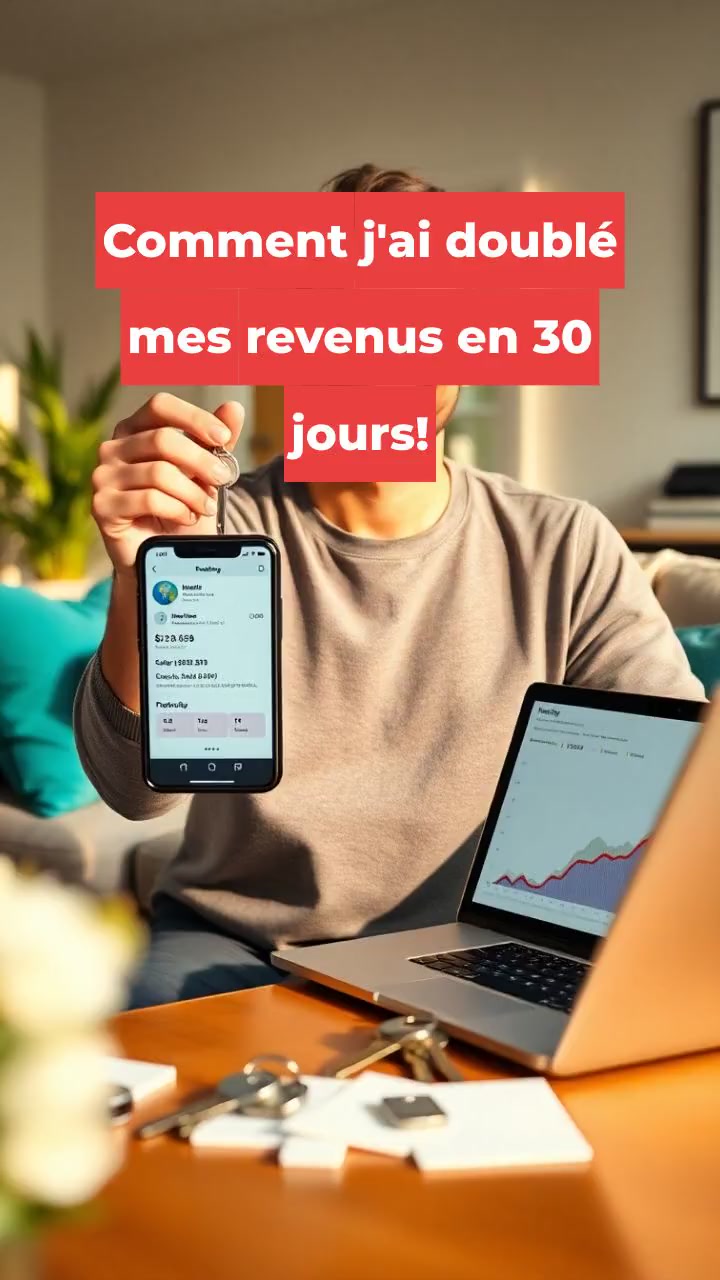 Comment j'ai doublé mes revenus en 30 jours!