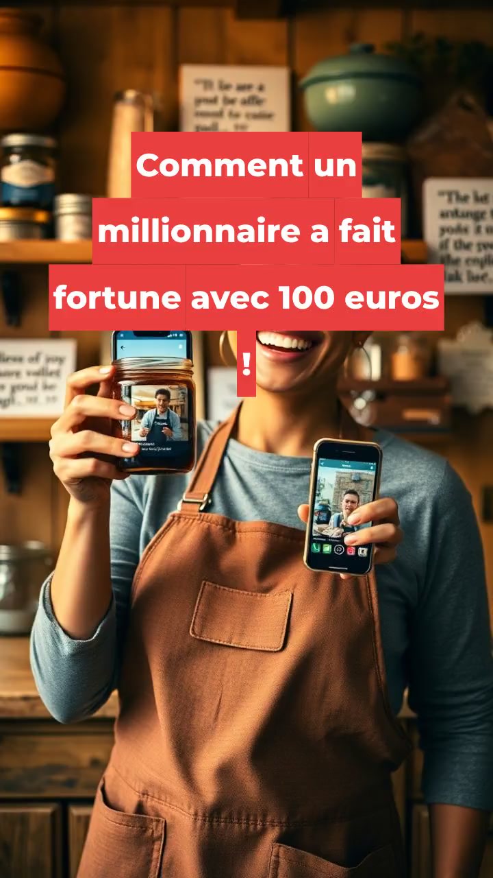 Comment un millionnaire a fait fortune avec 100 euros !