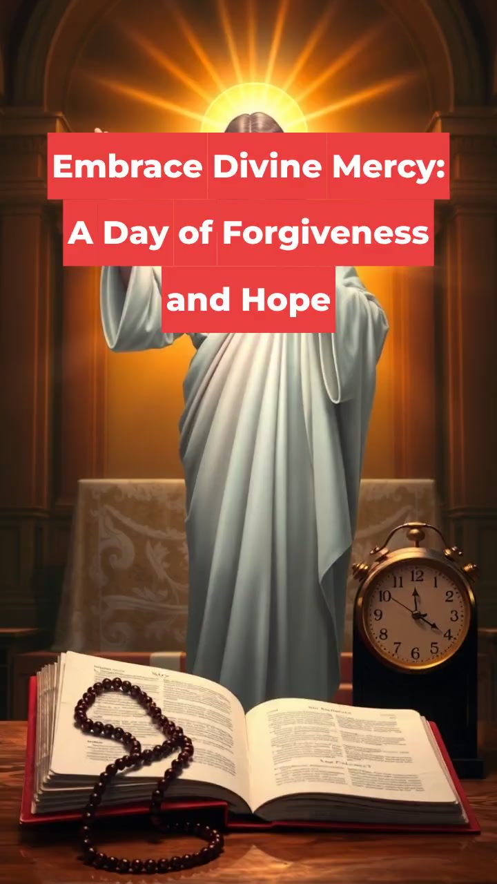 Embrace Divine Mercy: A Day of Forgiveness and Hope