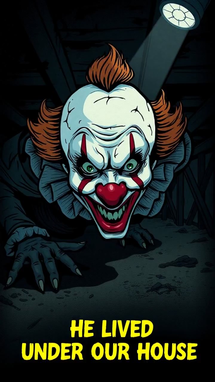 Creepy Clown Caught Living Under the House!