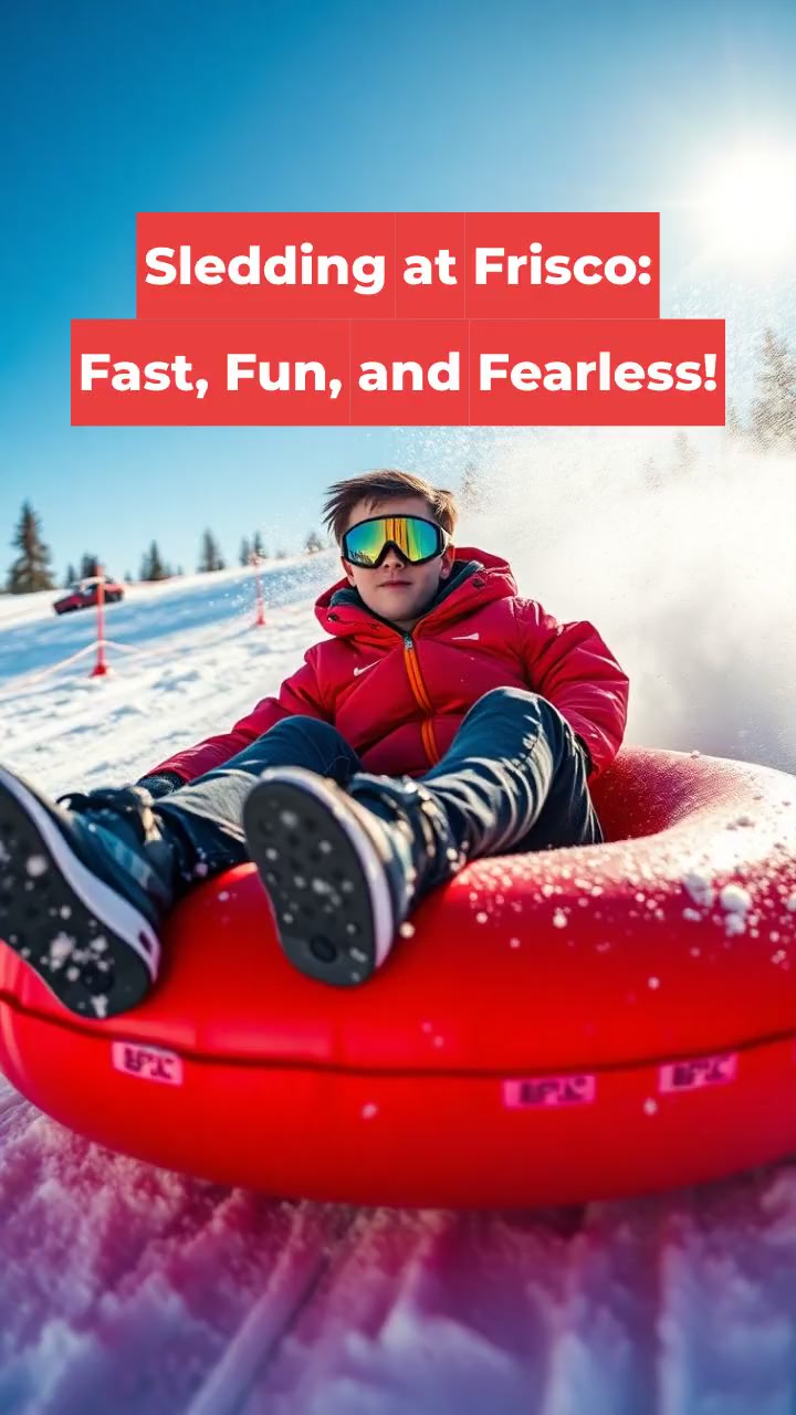 Sledding at Frisco: Fast, Fun, and Fearless!
