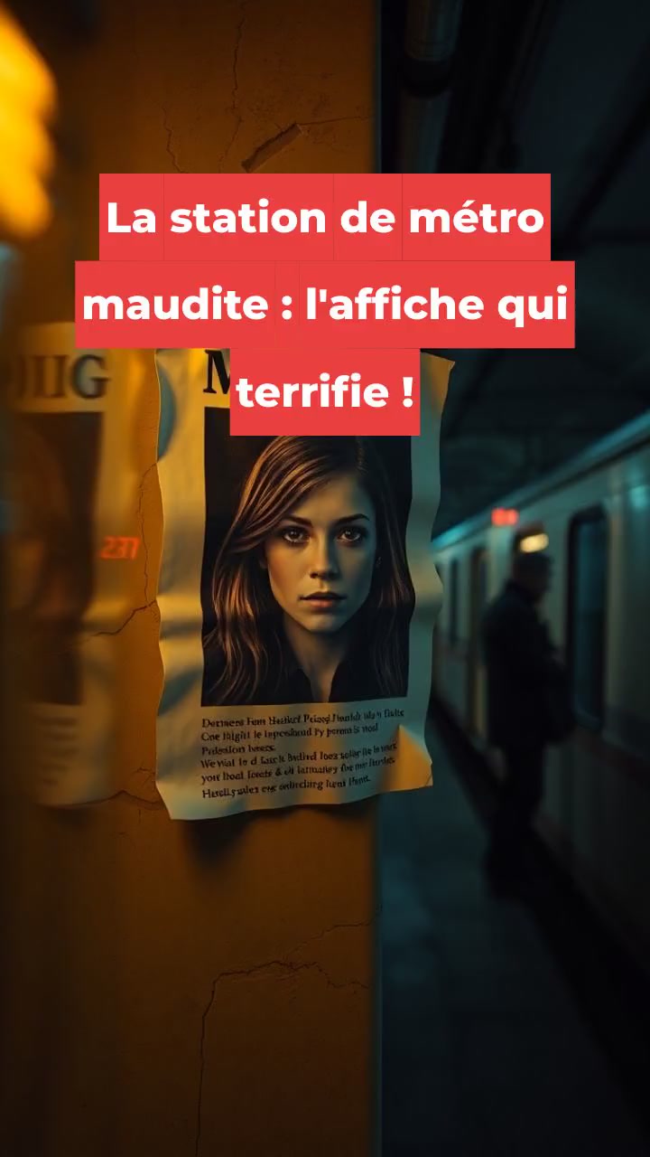 La station de métro maudite : l'affiche qui terrifie !