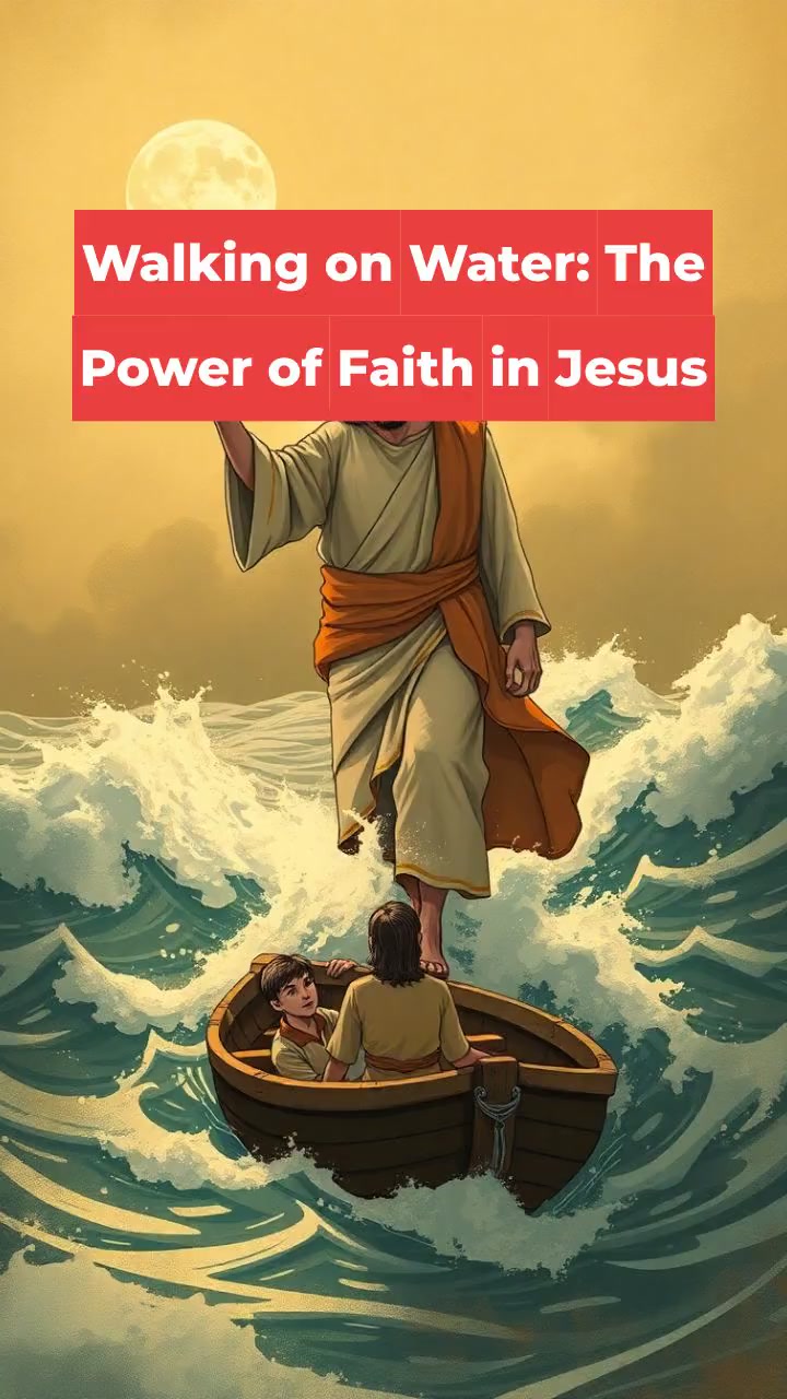 Walking on Water: The Power of Faith in Jesus
